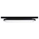 Corp de iluminat LED pe sina, 7W, tip plafoniera, 2700K, negru mat/crom, IP20, Paulmann, 969.20