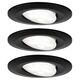 Set 3 spoturi LED incastrat, mobile, rotund, negru mat, 19.5W, 4000K, IP65, Calla, Paulmann, 999.91