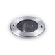 Spot LED, incastrat trepte/pardoseli, rotund, 10mm, argintiu, 5.5W, 3000K, IP67, Taurus, Ideal Lux, 277004