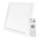 Spot LED, tip panel, cu telecomanda, aplicat, patrat, alb, 40W, 2700-6000K, IP20, Emos