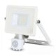 Proiector LED cu senzor de miscare, 100 grade, alb, 20W, 4000K, IP65, V-TAC