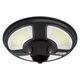 Corp de iluminat stradal LED, solar, cu senzor de prezenta si telecomanda, 7.5W, negru, 4000K, IP65, V-TAC