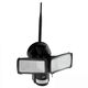 Proiector LED cu senzor de miscare, dublu, camera WiFi, aplicat, negru, 2x18W, 6000K, IP44, V-TAC