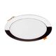 Spot LED, tip panel, rotund, crom, 18W, incastrat, 3000K, IP20, V-TAC, SKU 6346
