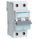 Siguranta automata (disjunctor) bipolara Hager, 2P, 16A, curba B, 6kA, MBN216