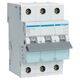 Siguranta automata (disjunctor) tripolara Hager, 3P, 63A, curba B, 6kA, MBN363