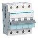 Siguranta automata (disjunctor) tetrapolara Hager, 4P, 16A, curba B, 6kA, MBN416