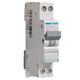 Siguranta automata (disjunctor) bipolara Hager, 1P+N, 4A, curba C, 4.5kA, MJN504