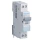 Siguranta automata (disjunctor) bipolara Hager, 1P+N, 16A, curba C, 4.5kA, MJN516