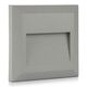 Spot LED, aplicat trepte/perete, patrat, gri, 2W, 3000K, IP65, V-TAC