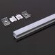 Set profil Al, aplicat, ingust, 2ml, pentru banda LED, dispersor mat, V-TAC, SKU 3354