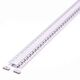 Set profil Al, incastrat, pentru rigips, lat, 2ml, pentru banda LED, dispersor mat, V-TAC, SKU 3359