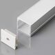 Set profil Al, aplicat, liniar, 2ml, pentru banda LED, V-TAC