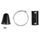 Element de suspendare pentru sina, aplicat, negru, IP20, V-TAC