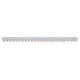 Bareta de alimentare (busbar) Hager, 4P, tip pin, 24 module, 63A, KBN663C