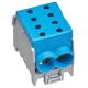 Clema de derivatie Hager, 2P, fixare pe sina DIN, 10-70mmp, albastru, KH70B