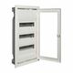 Tablou electric metalic, 3X12 module, incastrat zidarie, Hager, cu usa transparenta, VU36NG