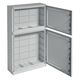 Dulap electric ABS, cu 2 compartimente si 2 usi, 850x1450x300mm, Hager, Orion plus, IP65, FL352B
