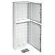Dulap electric ABS, cu 2 compartimente si 2 usi, 850x2050x300mm, Hager, Orion plus, IP65, FL358B