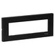 Rama decorativa aparataj modular Schneider, rectangulara, 7M, negru metalic, Easy Styl, LMR7267005