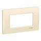 Rama decorativa aparataj modular Schneider, elipsa, 4M, crem, Easy Styl, LMR7364002