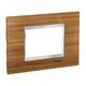 Rama decorativa aparataj modular Schneider, rectangulara, 3M, bambus-crom, Easy Styl, LMR7833038
