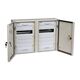 Dulap metalic cu plastroane PVC, cu 2 usi mate, 620x440x136mm, iEK, IP54