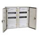 Dulap metalic cu plastroane PVC, cu 2 usi mate, 620x565x136mm, iEK, IP54