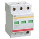 Descarcator la supratensiune iEK, 2+1, compact cu semnalizare, 3P, tip B, 400V, MOP20-3-B
