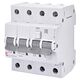 Siguranta automata (disjunctor) cu protectie diferentiala trifazica ETI, 32A, 300mA, curba C, RCBO, tip A, 6kA, 002174527