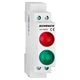 Lampa de semnalizare Schrack, LED, rosu/verde, 230VAC, sina DIN, AZ106808