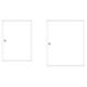 Usa metalica, proeminenta, pentru tablou electric, 144 module, 6x24, Schrack, Modul 160, IP30