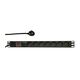 Patchord, 7xSchuko, comutator, cu protectie la supratensiune, 1U, DT, Schrack
