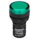 Lampa de semnalizare Schrack, LED, verde, 24VAC/DC, D22, BZ501213-B