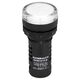 Lampa de semnalizare Schrack, LED, alb, 230VAC/DC, D22, BZ501219-B