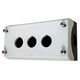 Cutie pentru comanda Schrack, neechipata, negru/gri, 3 butoane, IP67, MM216538