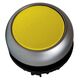Buton comanda Schrack, cu retinere, plat cu indicator luminos, galben, MM216950