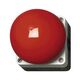 Buton comanda Schrack, de calibru mare, rosu/galben, ciuperca (avarie) cu revenire, 1ND+1NI, MM229746