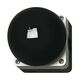 Buton comanda Schrack, de calibru mare, negru/galben, ciuperca (avarie) cu revenire, 1ND+1NI, MM229749