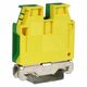 Clema sir fixare pe sina DIN, galben/verde, 0.5-16mmp, cu surub, TEC, Schrack, IK122016-A