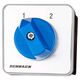 Comutator cu came Schrack, 1P, 20A, 690VAC, 1-2, IP40///IP65, IN007122