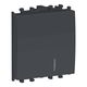 Intrerupator modular cap scara Schneider, negru, cu LED, 2M, Easy Styl, LMR1422003