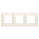 Rama decorativa aparataj modular Vimar, rectangulara, 3X2M, fildes, NeveUp Glossy, 09666.02