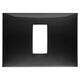 Rama decorativa aparataj modular Vimar, rectangulara, 1/3M, negru, NeveUp Glossy, 09671.04
