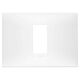Rama decorativa aparataj modular Vimar, rectangulara, 1/3M, alb mat, NeveUp Matt, 09671.11