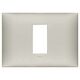 Rama decorativa aparataj modular Vimar, rectangulara, 1/3M, nichel mat, NeveUp Metal, 09671.22