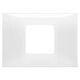 Rama decorativa aparataj modular Vimar, rectangulara, 2/3M, alb, NeveUp Glossy, 09672.01