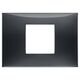 Rama decorativa aparataj modular Vimar, rectangulara, 2/3M, ardezie, NeveUp Glossy, 09672.03