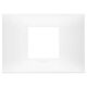 Rama decorativa aparataj modular Vimar, rectangulara, 2/3M, alb mat, NeveUp Matt, 09672.11