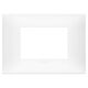 Rama decorativa aparataj modular Vimar, rectangulara, 3M, alb mat, NeveUp Matt, 09673.11